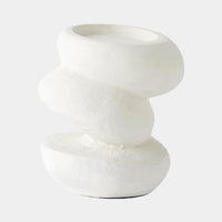 Pradier Candle Holder-White