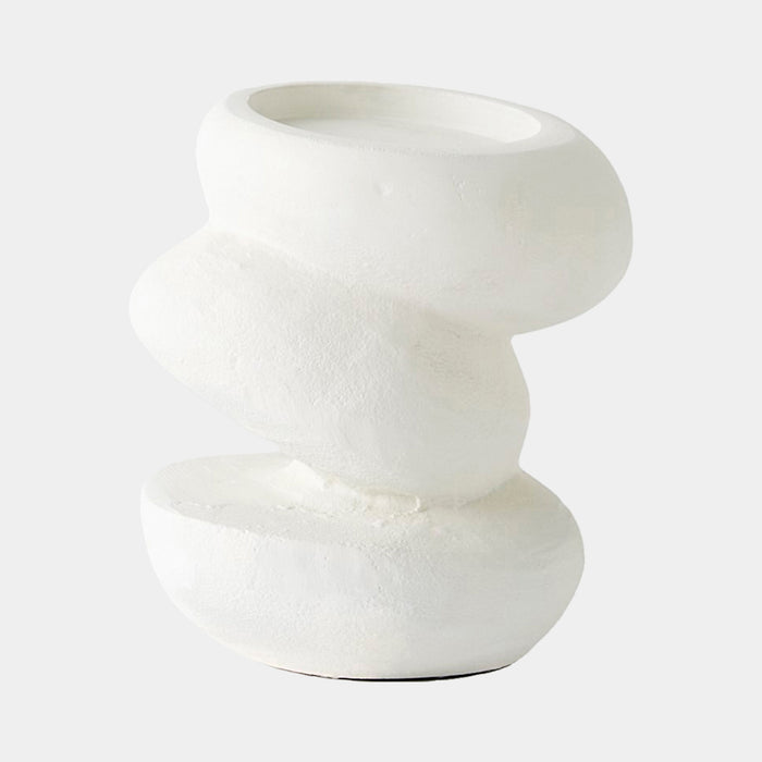 Pradier Candle Holder-White