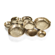 Cluster Of Bowls Dark Gold Serving Bowl