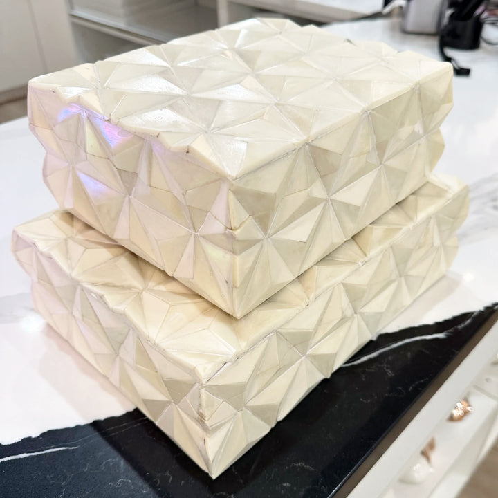 Cream Prism Box