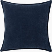 Celeste Velvet Pillow 22x22 Navy Throw Pillows