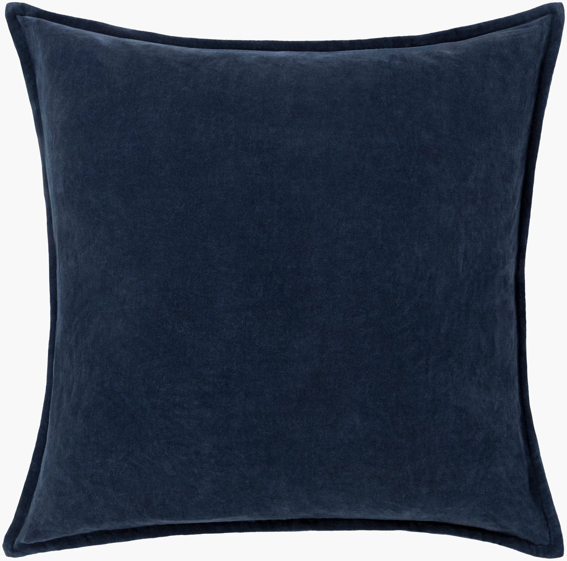 Celeste Velvet Pillow 22x22 Navy Throw Pillows