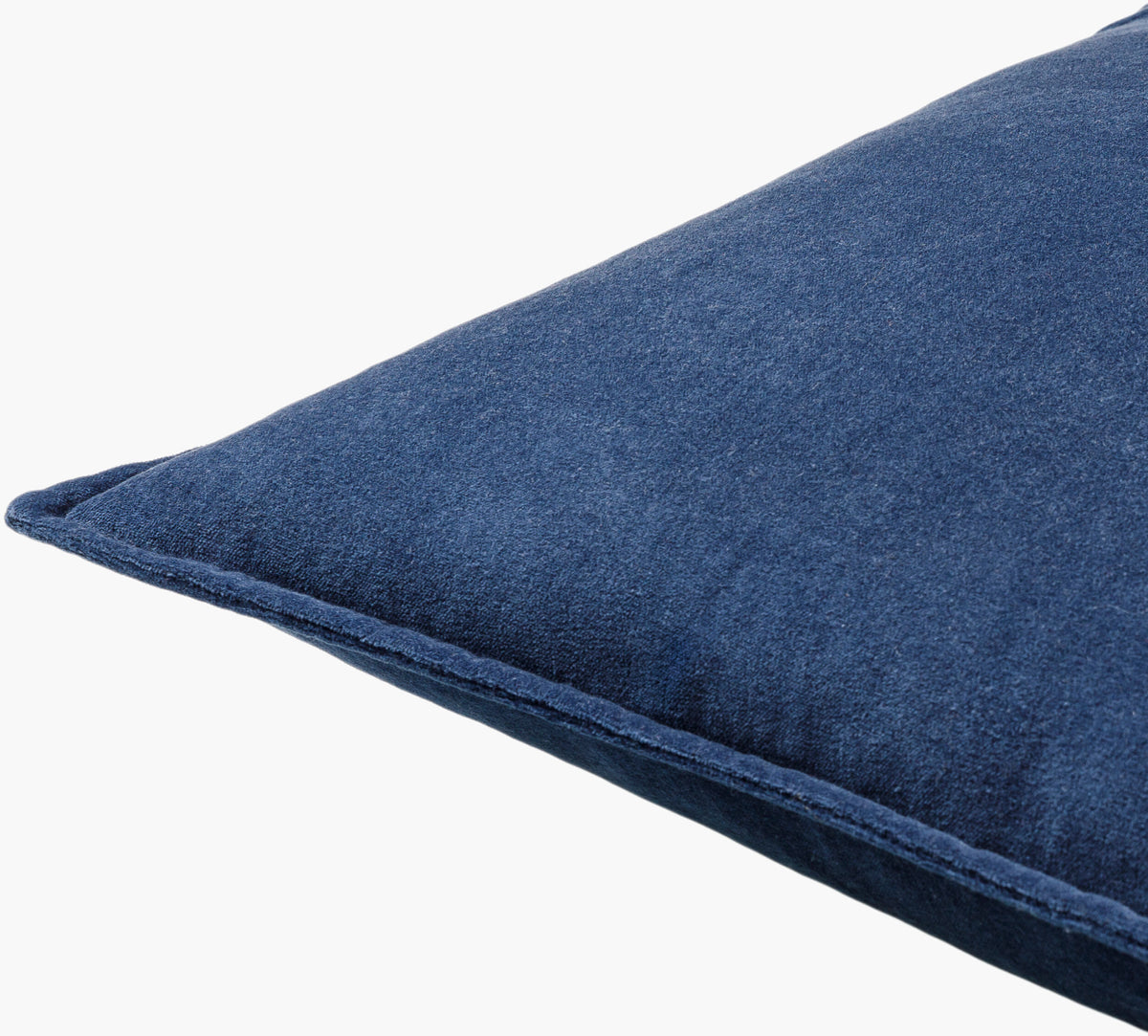Cotton Velvet Pillow 22x22