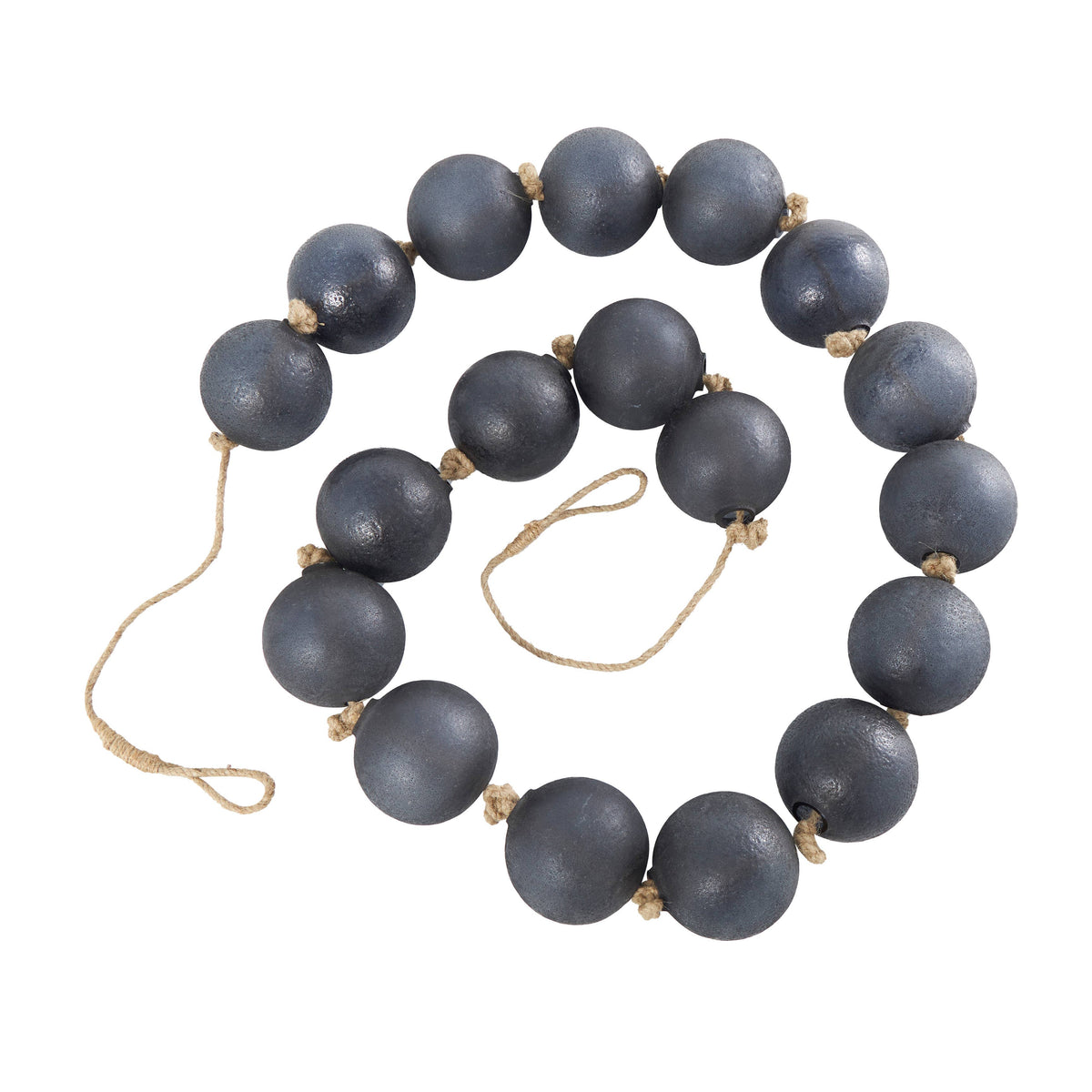 Coastal Glass Garland With Tassel