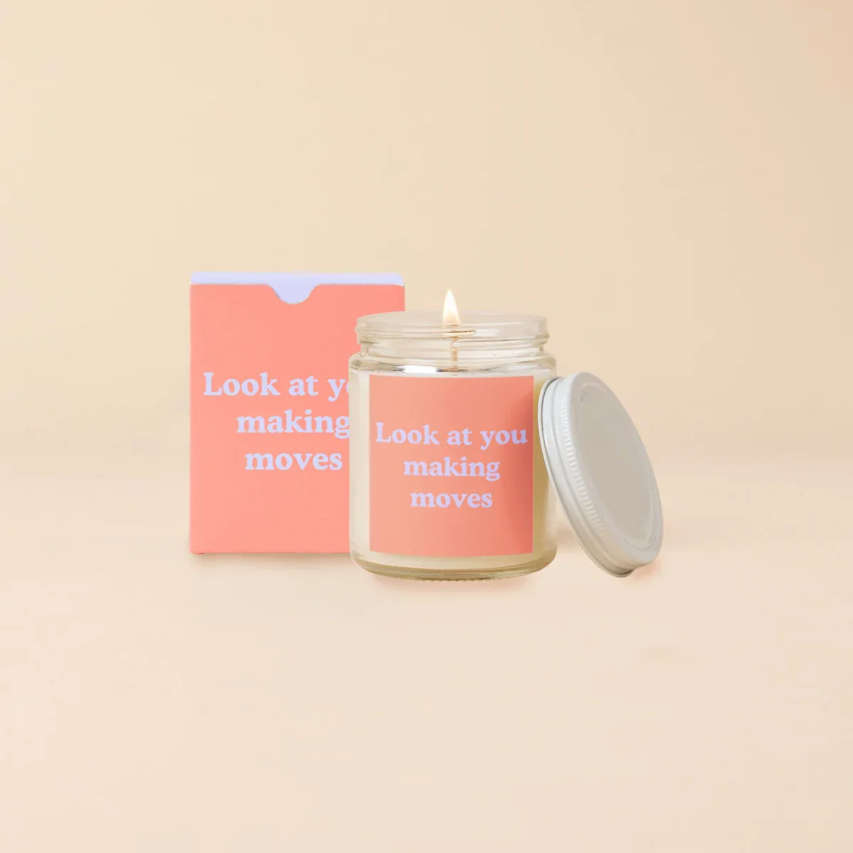 Candle Jar w/Lid Candleholder