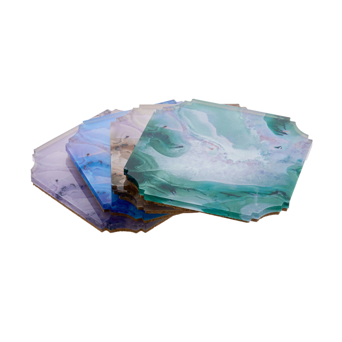 Boxed Coaster Set, Stone Marble