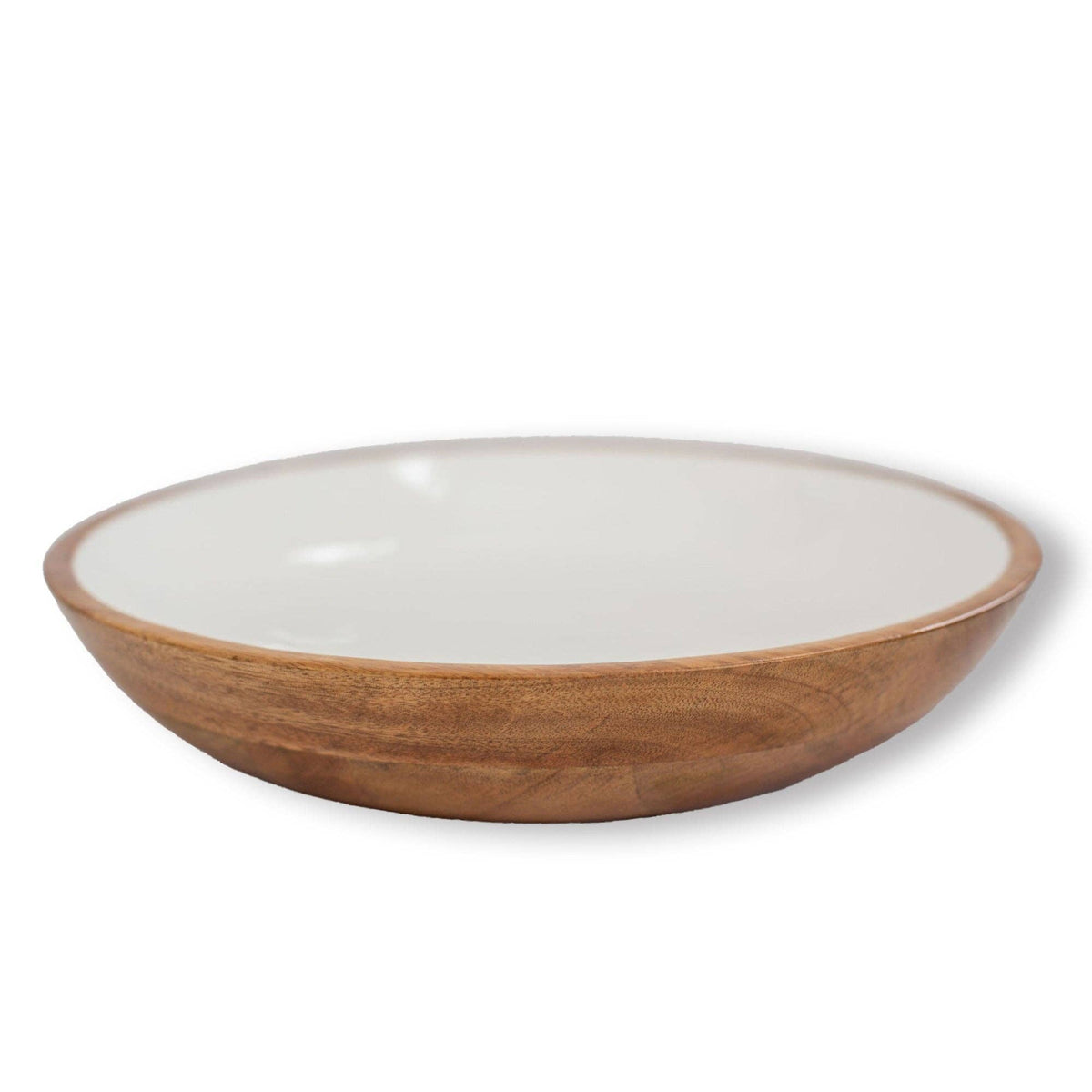 Mango Wood Salad Serving Bowl & Servers
