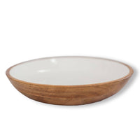 Mango Wood Salad Serving Bowl & Servers
