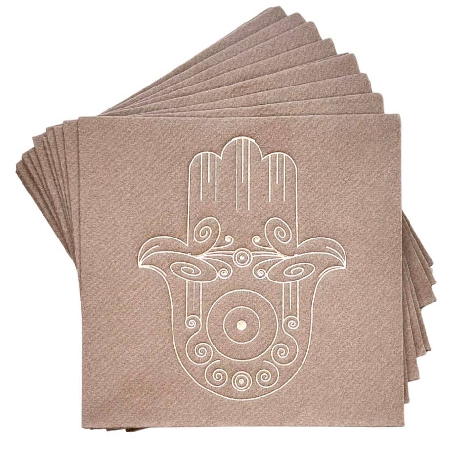 Judaica Cloth-Like Cocktail Napkins Cocktail Napkins