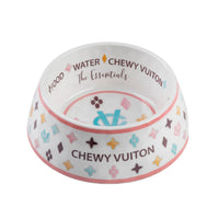 Chewy Vuiton Dog Bowl