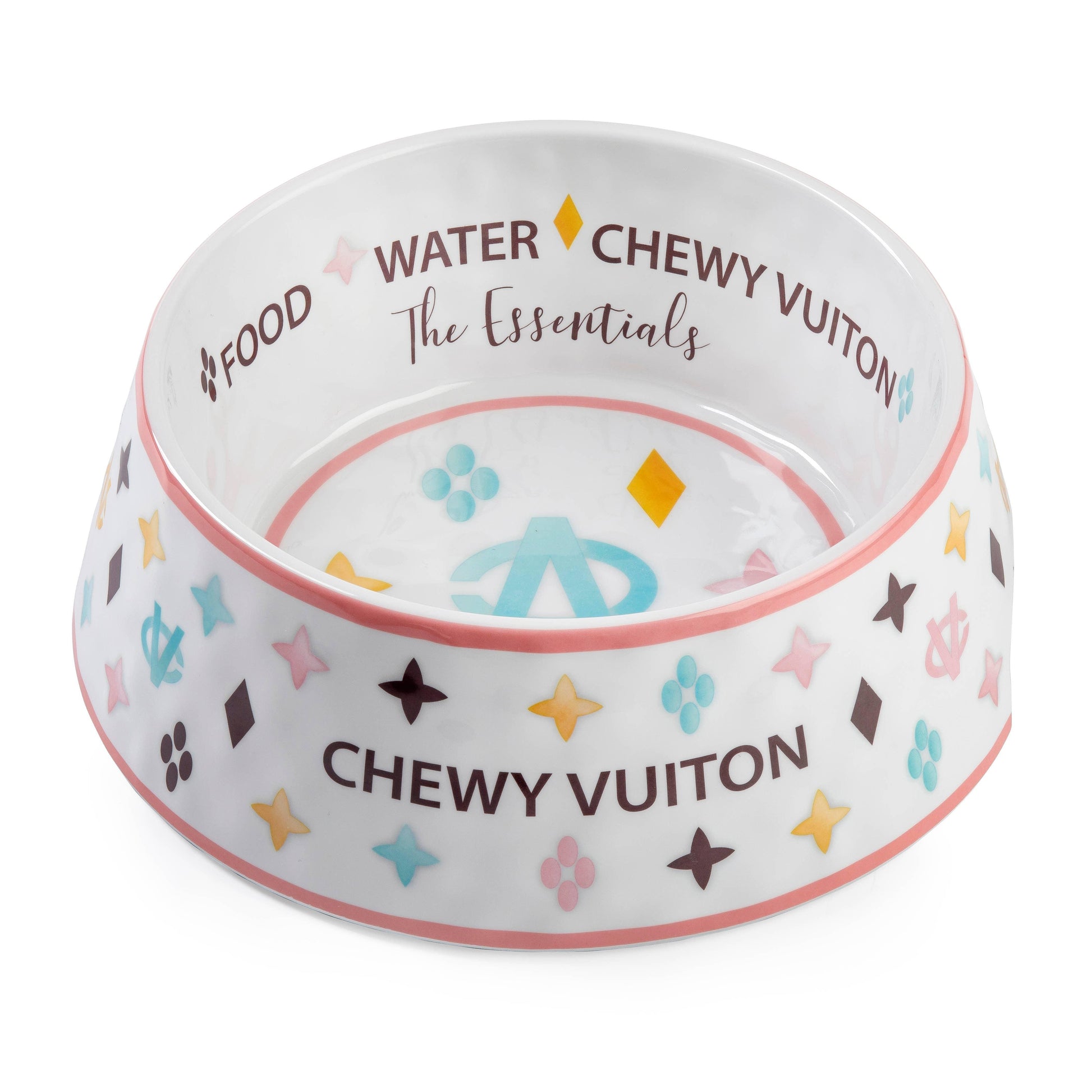 Chewy Vuiton Dog Bowl Pet Gifts