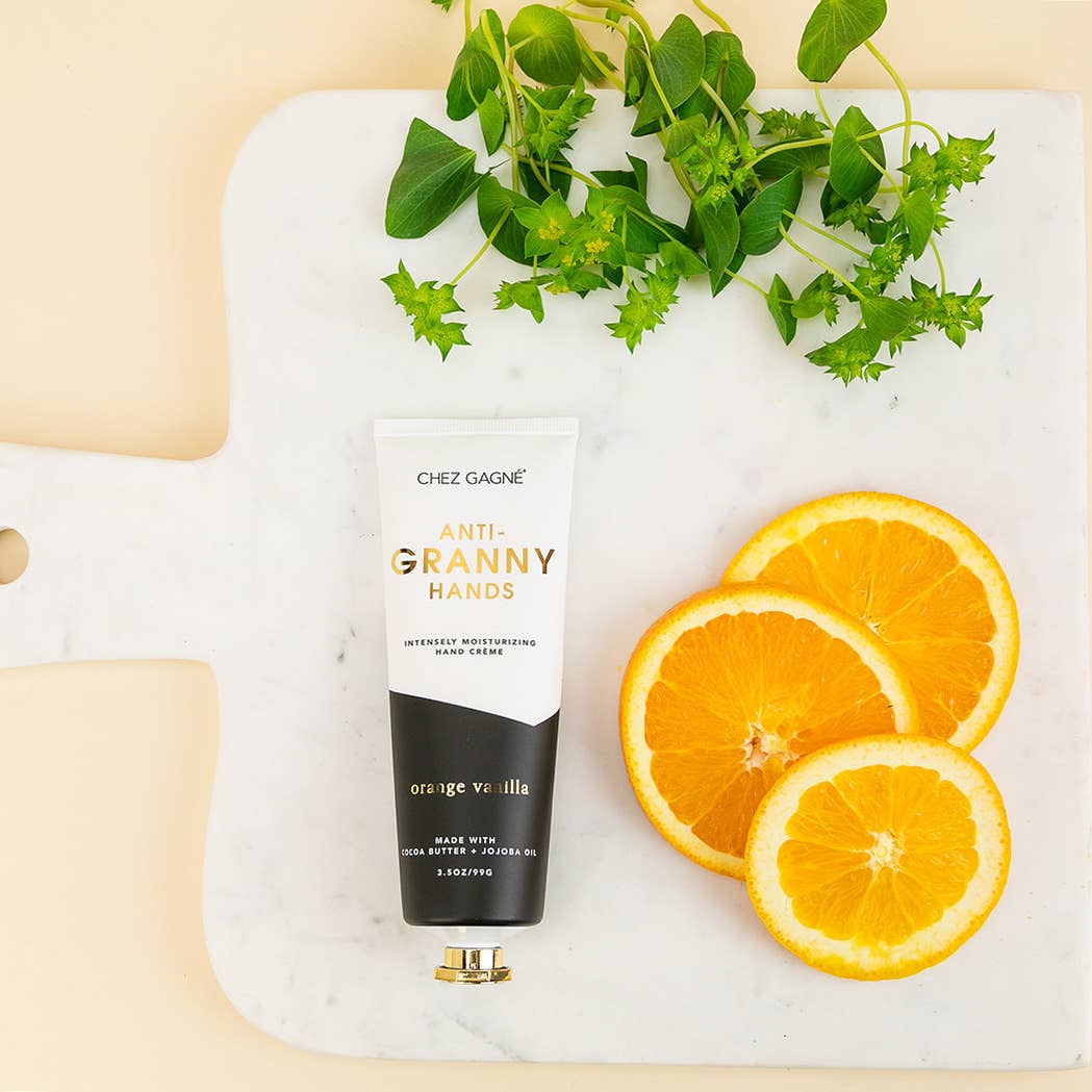 Anti-Granny Hands - Orange Vanilla - Clean + Vegan Hand Crème - 3.4oz Lotion & Moisturizer