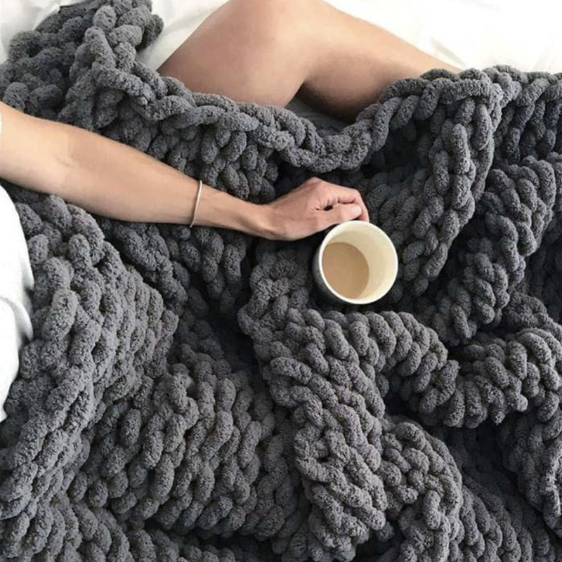 Chunky Knit Throw