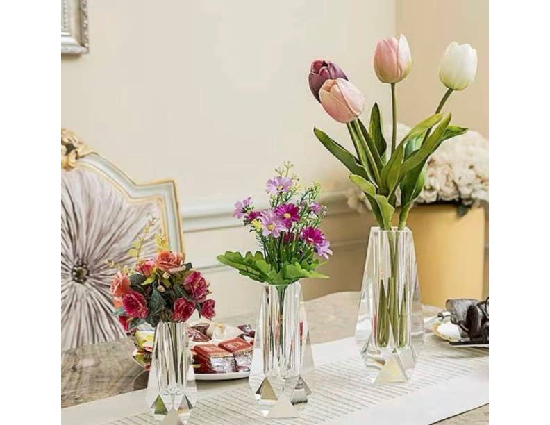 Bud Vase, Clear, Large