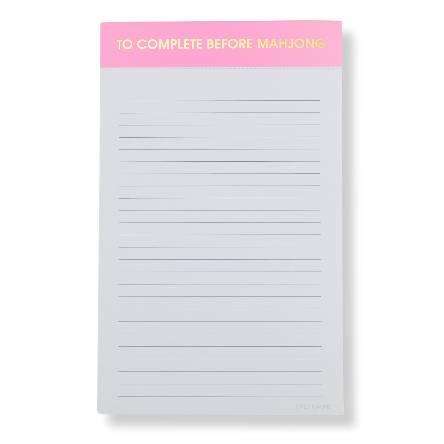 To Complete Before Mahjong - Notepad - 5x8