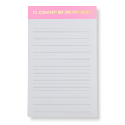 To Complete Before Mahjong - Notepad - 5x8