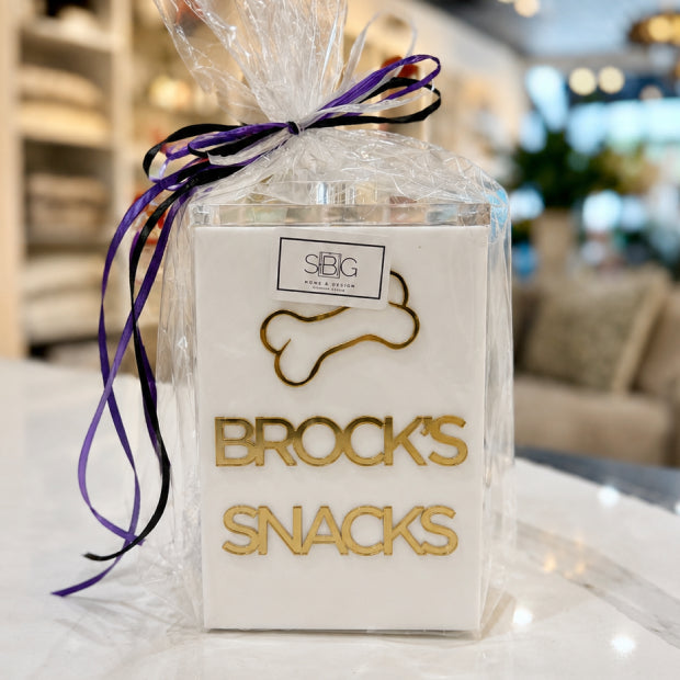 Custom Doggy Treats Container