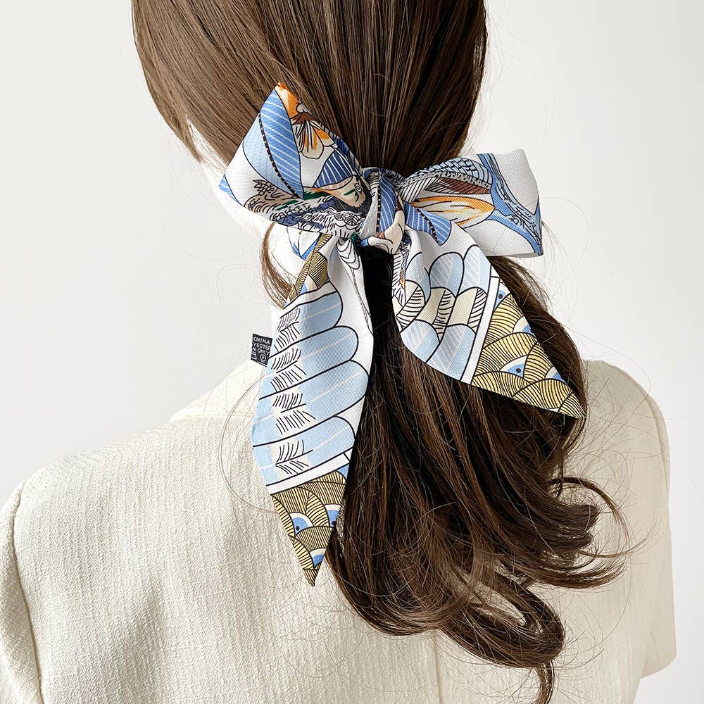 Versatile Printed Scarf Headband Fashion Accessory