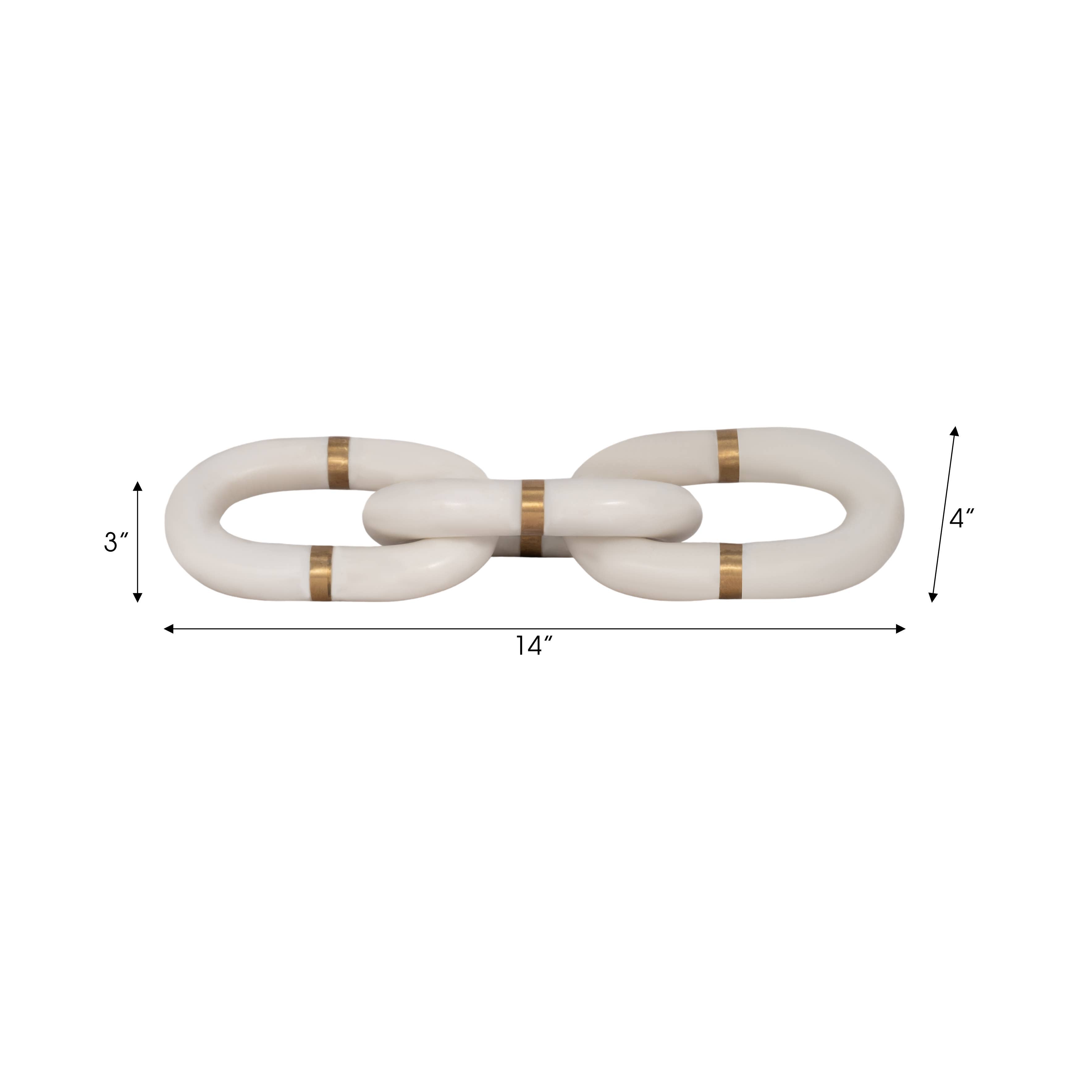 Stone Marble Chain Sculpture