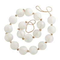 Coastal Glass Garland With Tassel