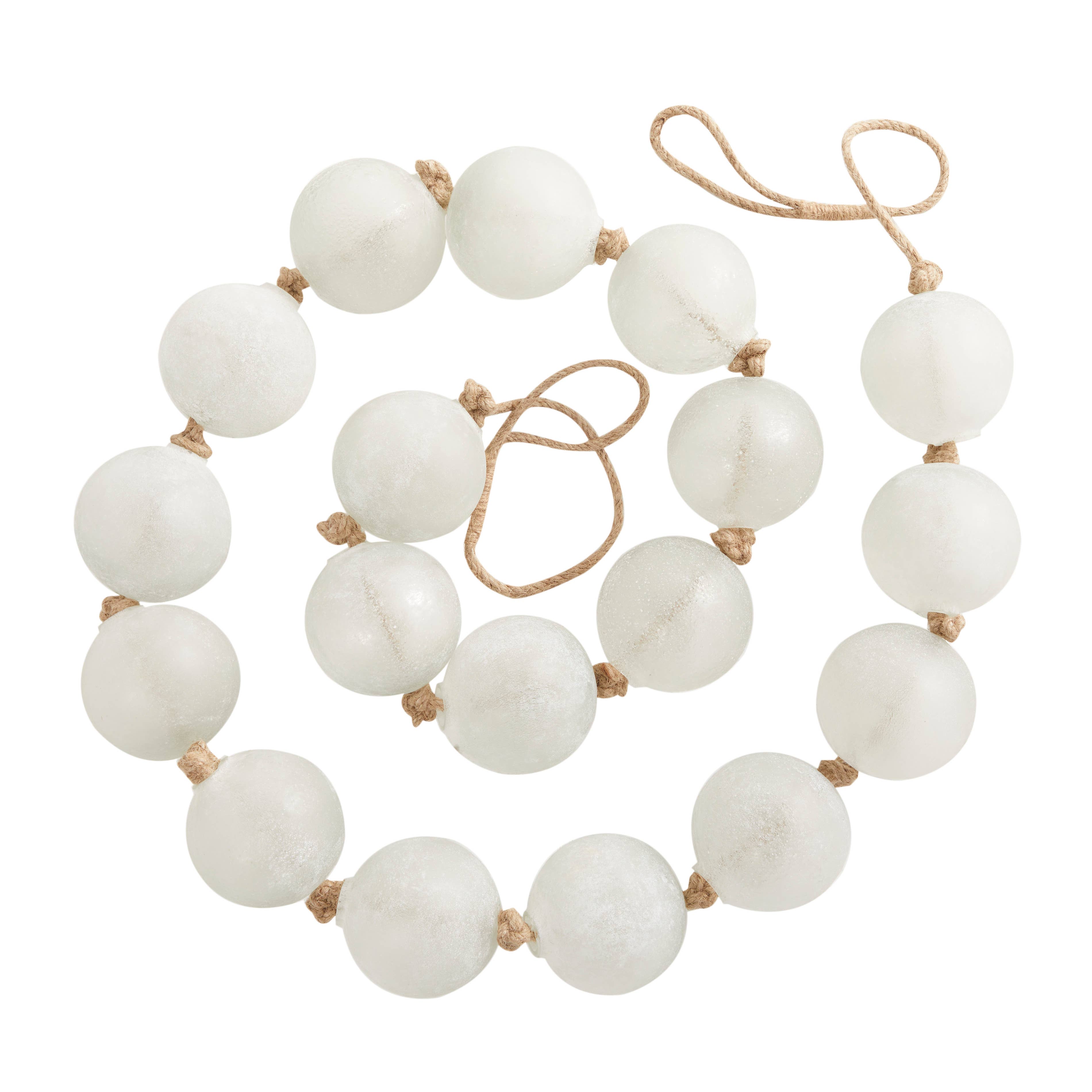 Coastal Glass Garland With Tassel