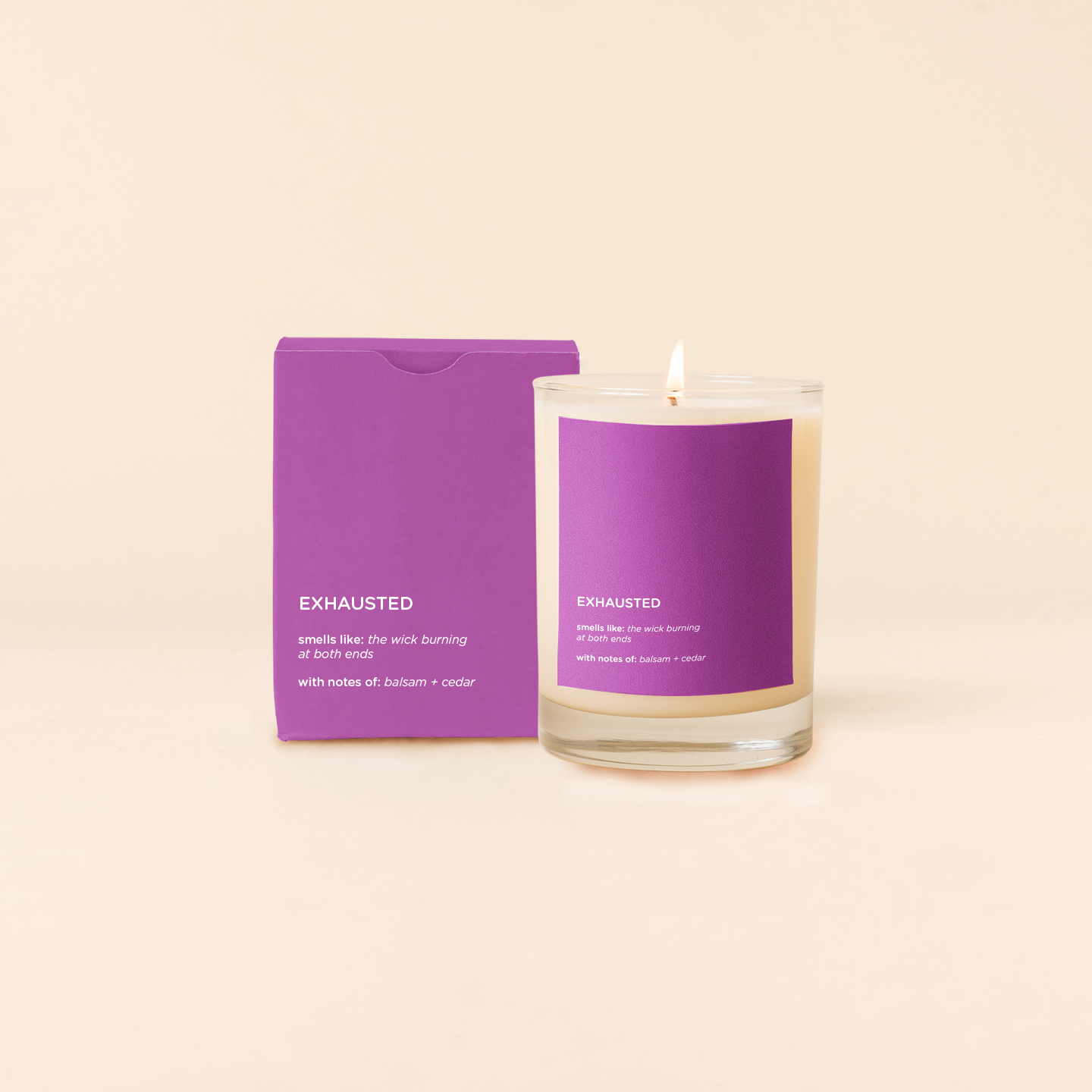 Candle Rocks Glass - Life