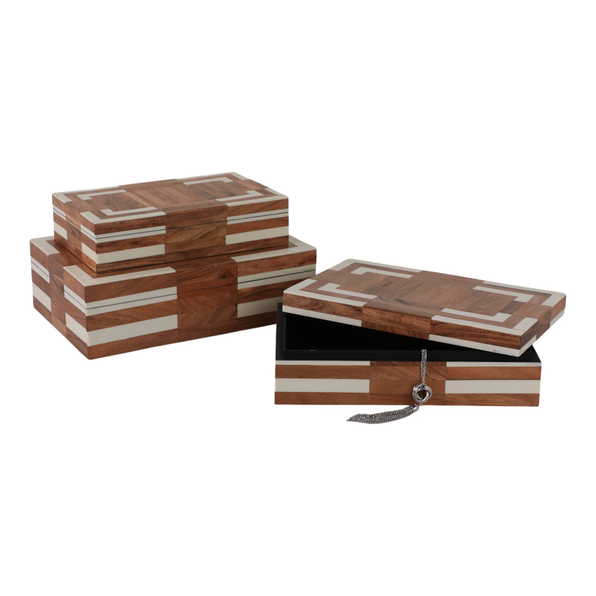 Malera Ivory Wooden Inlay Box