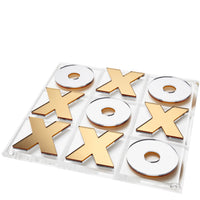 TIC-TAC-TOE Reversible Mirror Gold &  Silver