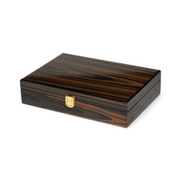 Ebony Wood Poker Set Box