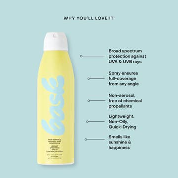 Bask Spf Non-Aerosol Spray Sunscreen