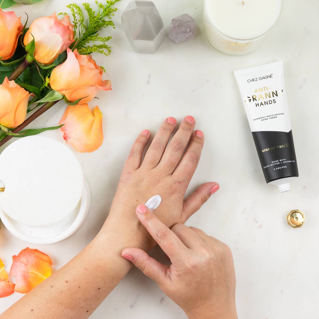 Anti-Granny Hands - Orange Vanilla - Clean + Vegan Hand Crème - 3.4oz Lotion & Moisturizer