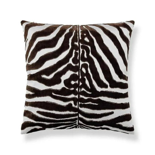 Scalamandre El Morocco Espresso Pillow 22 x 22 Throw Pillows