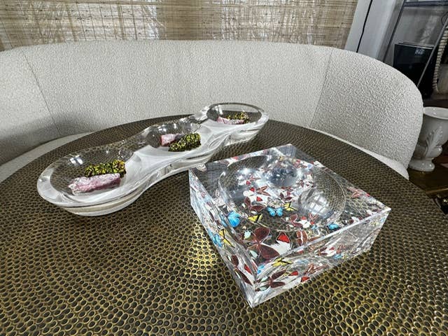 Graze Acrylic Bowl, White