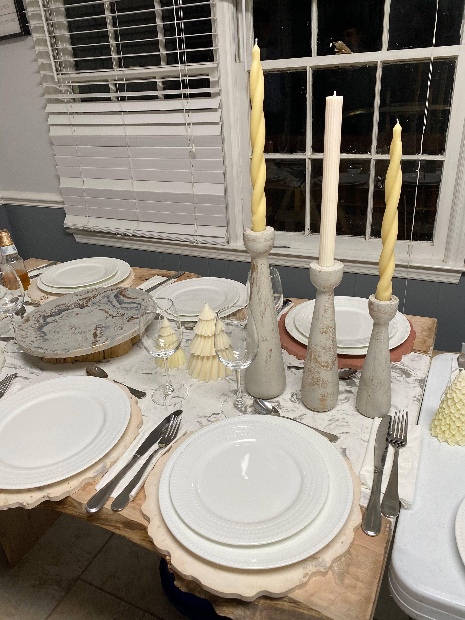 Taper Candle Holder s/3 Votives, Hurricanes & Candleholders