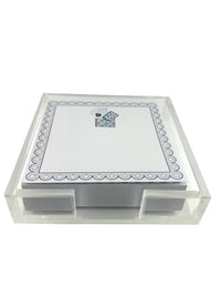 Notepad in Acrylic Holder, Card Game