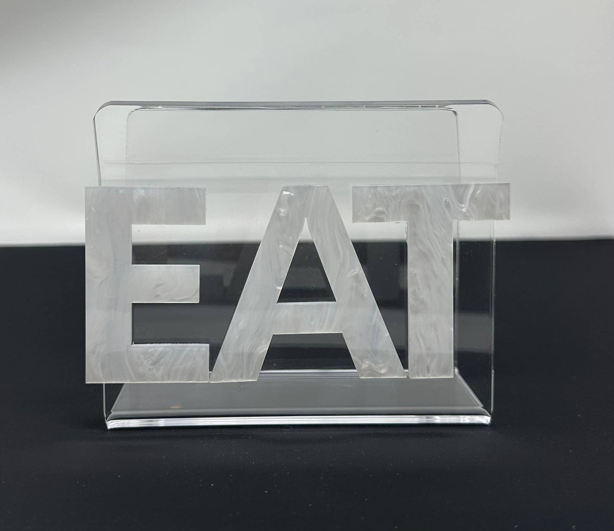 Acrylic Eat Napkin Holder