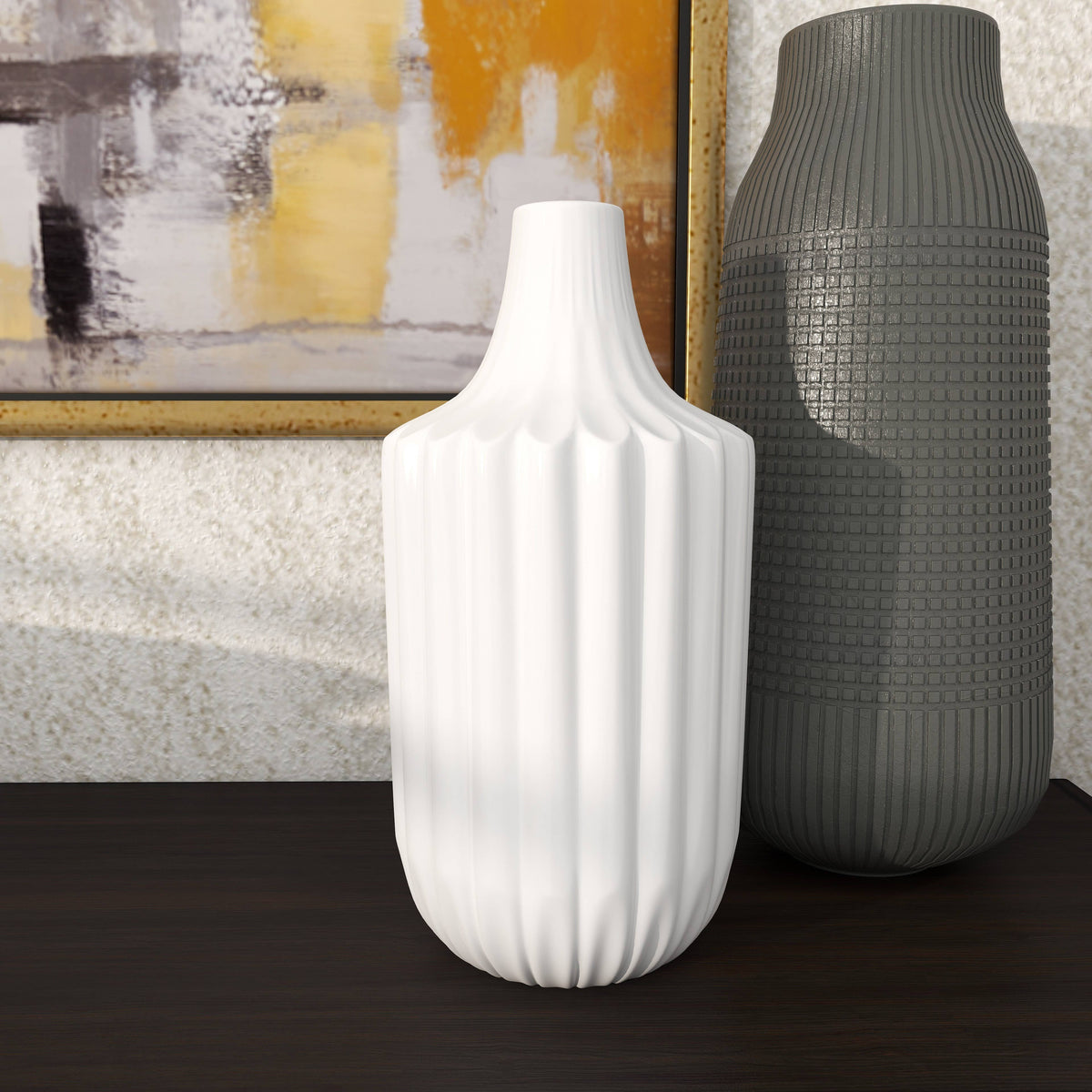Gramm White Vase