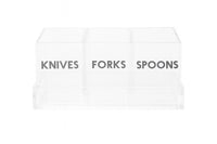 Cutlery Caddy, Clear