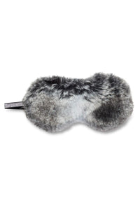 Faux Fur Sparkle Eye Mask