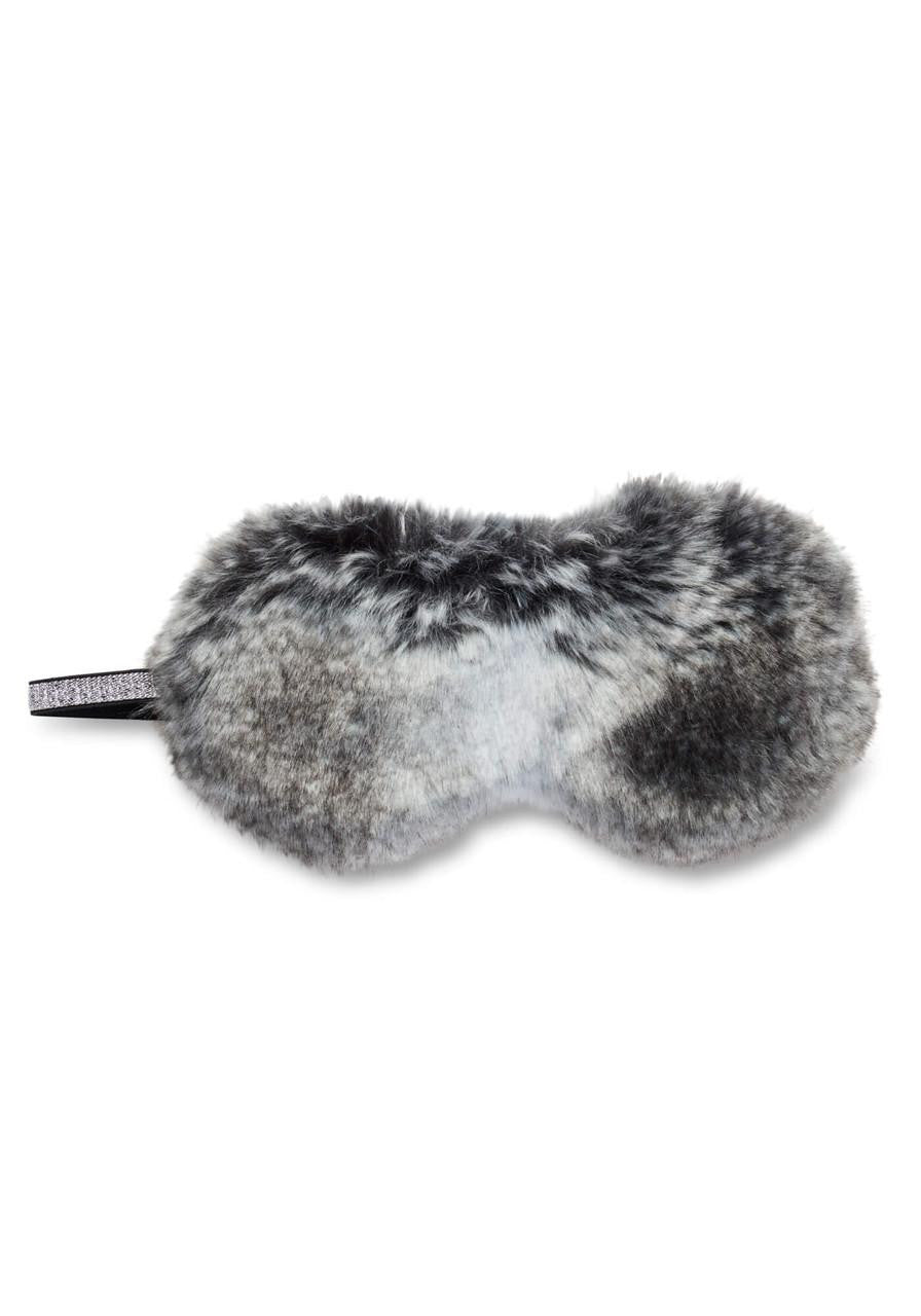 Faux Fur Sparkle Eye Mask Chinchilla Accessories