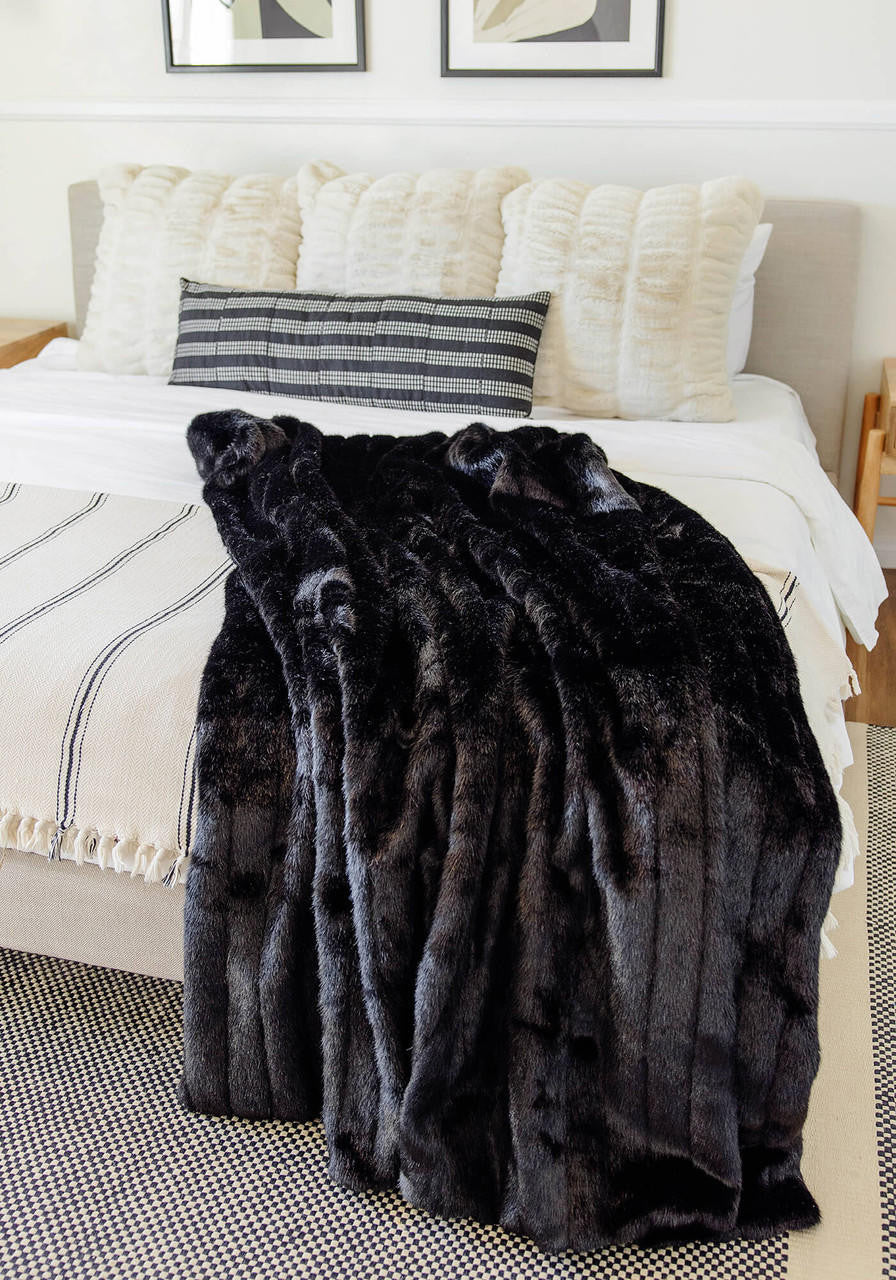 Signature Series Faux Fur Throw 60x72