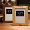 Burled Wood Photo Frame Light Wood 5x7 Picture Frame