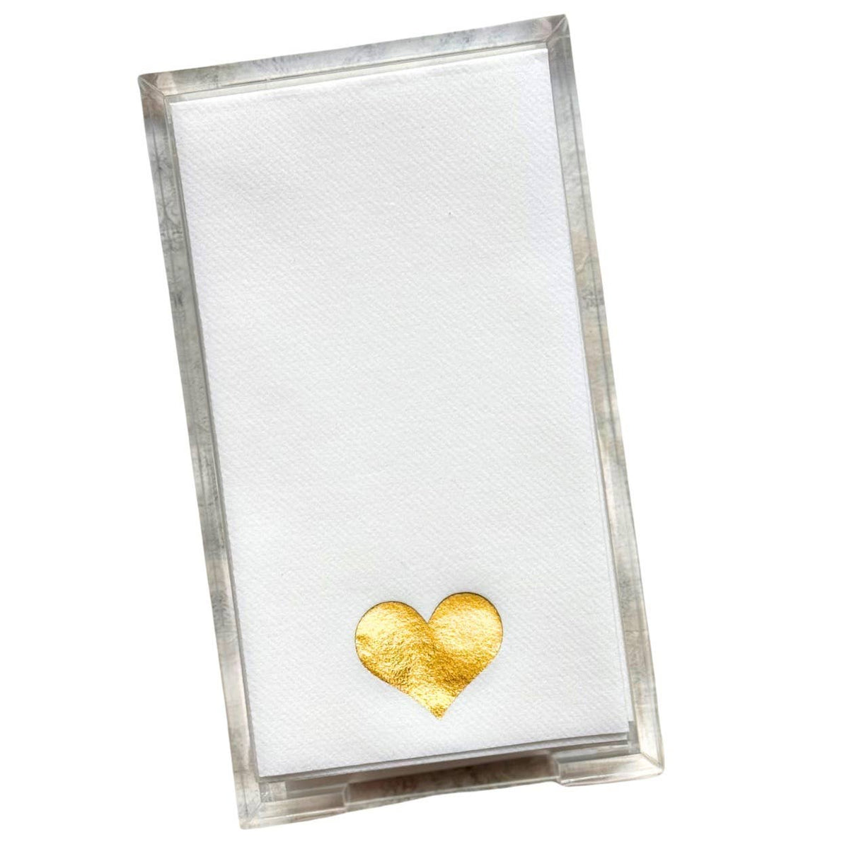 Guest Towels with Acrylic Tray