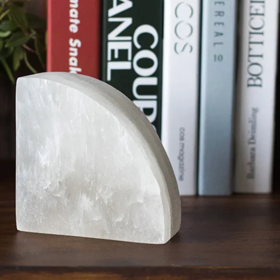 White Onyx Bookend