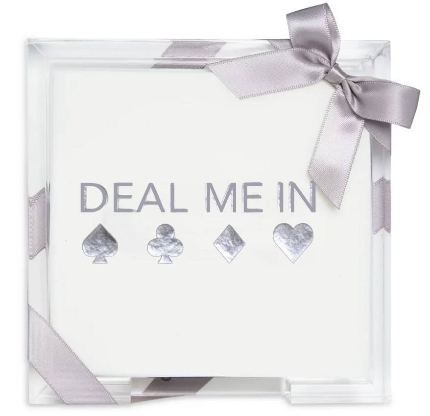 Acrylic Cocktail Napkin Hostess Set