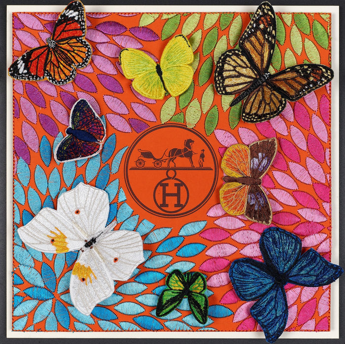 Floral Petals 12"x12" Hermes