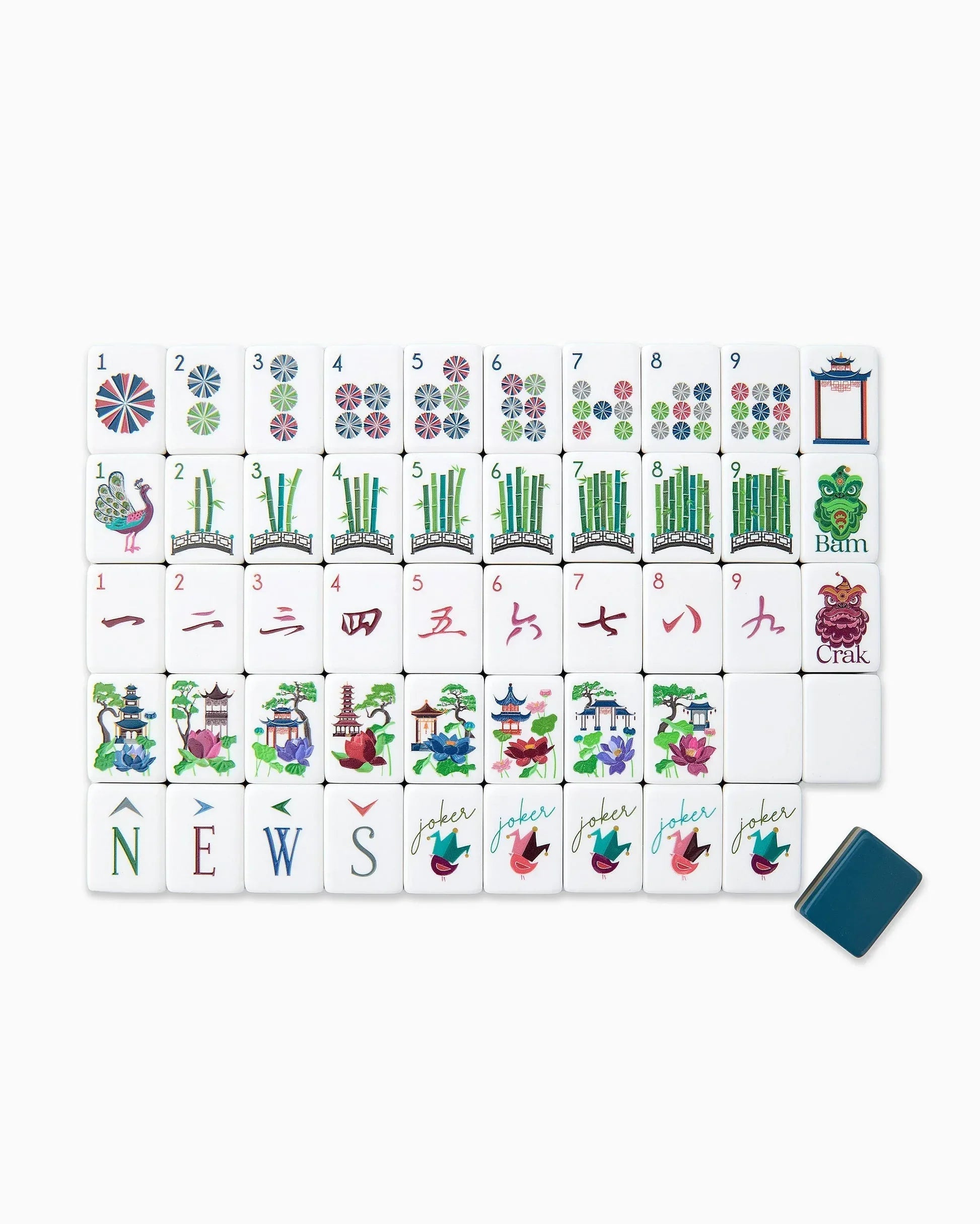 Mahjong Tile Set Gatsby Games - Oh My Mahjong