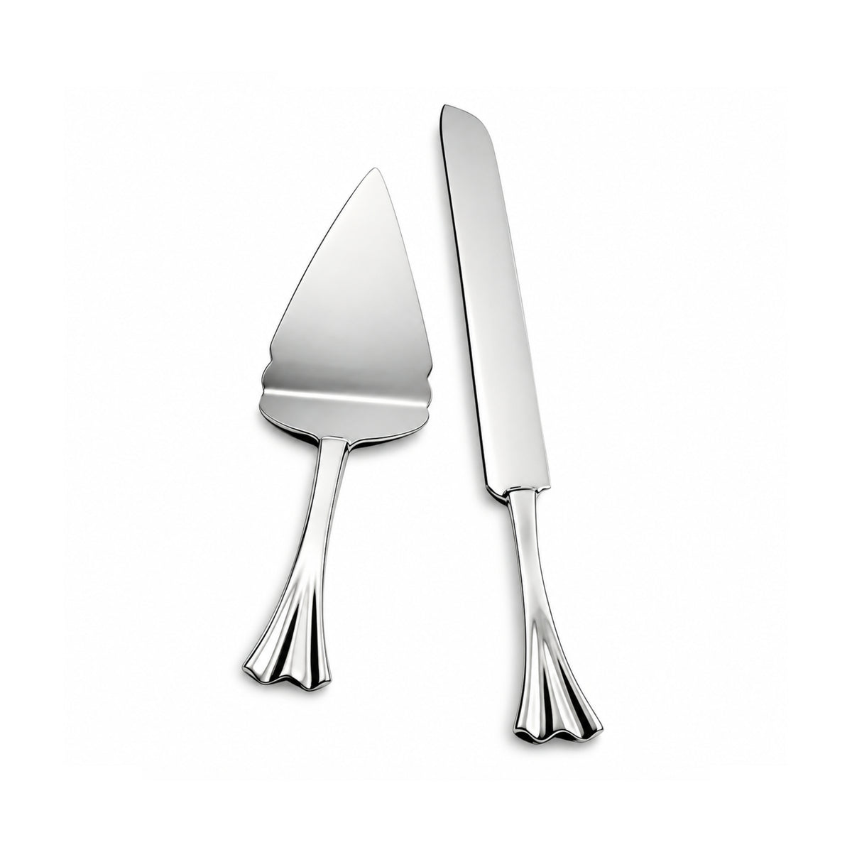 Ginkgo Cake Knife and Server