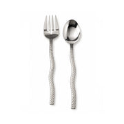 Hammered Wave Handle Salad Server Set