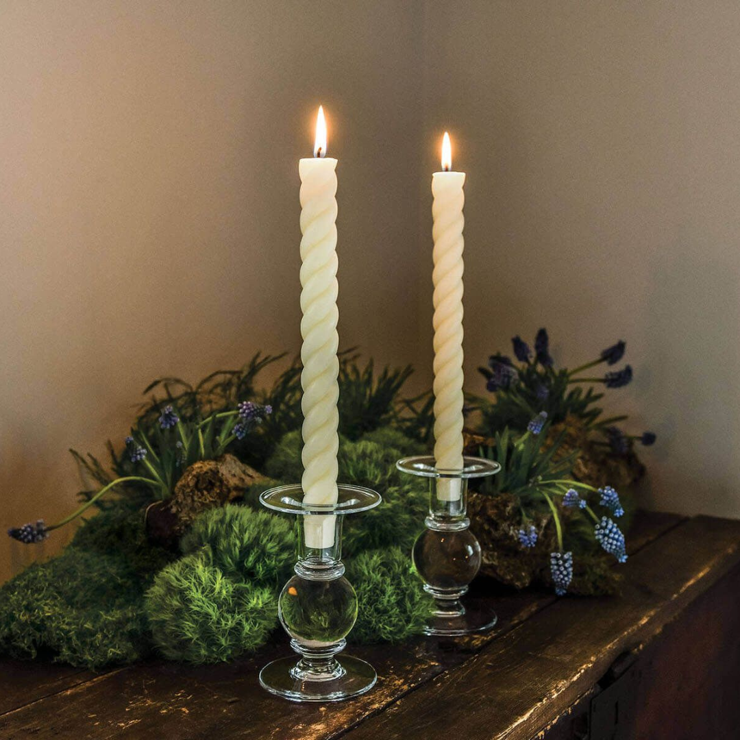 Simon Pearce Hartland Candlestick Votives, Hurricanes & Candleholders